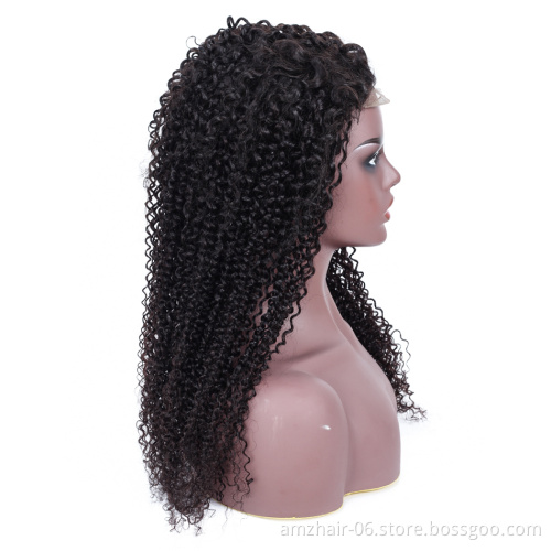 Real Virgin Human Hair Raw Vietnamese Lace Closure Wigs Kinky Curly 5X5 Wholesale Virgin Remy Closure Swiss Lace Human Hair Wigs